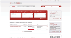 Desktop Screenshot of moebeljobs.de