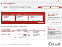 Tablet Screenshot of moebeljobs.de